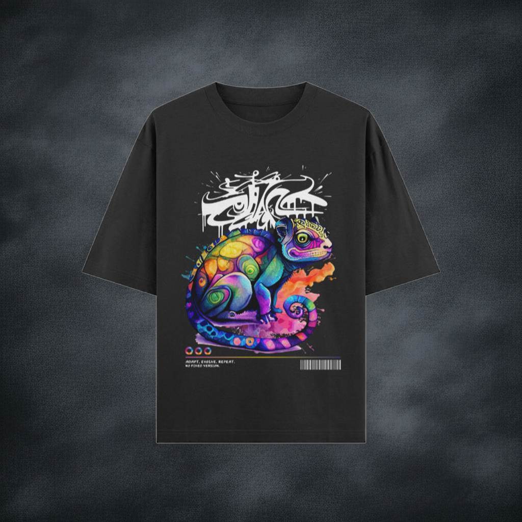 LowkeyLoud “ADAPT. EVOLVE. REPEAT.” Oversized Heavy T-shirt