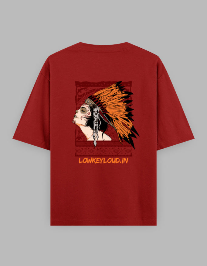 LowkeyLoud "The Spirit Warrior" Unisex Oversized T-shirt