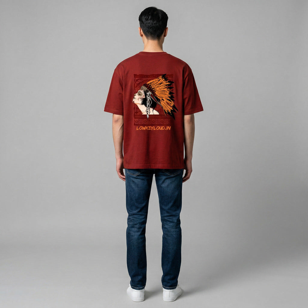 LowkeyLoud "The Spirit Warrior" Unisex Oversized T-shirt