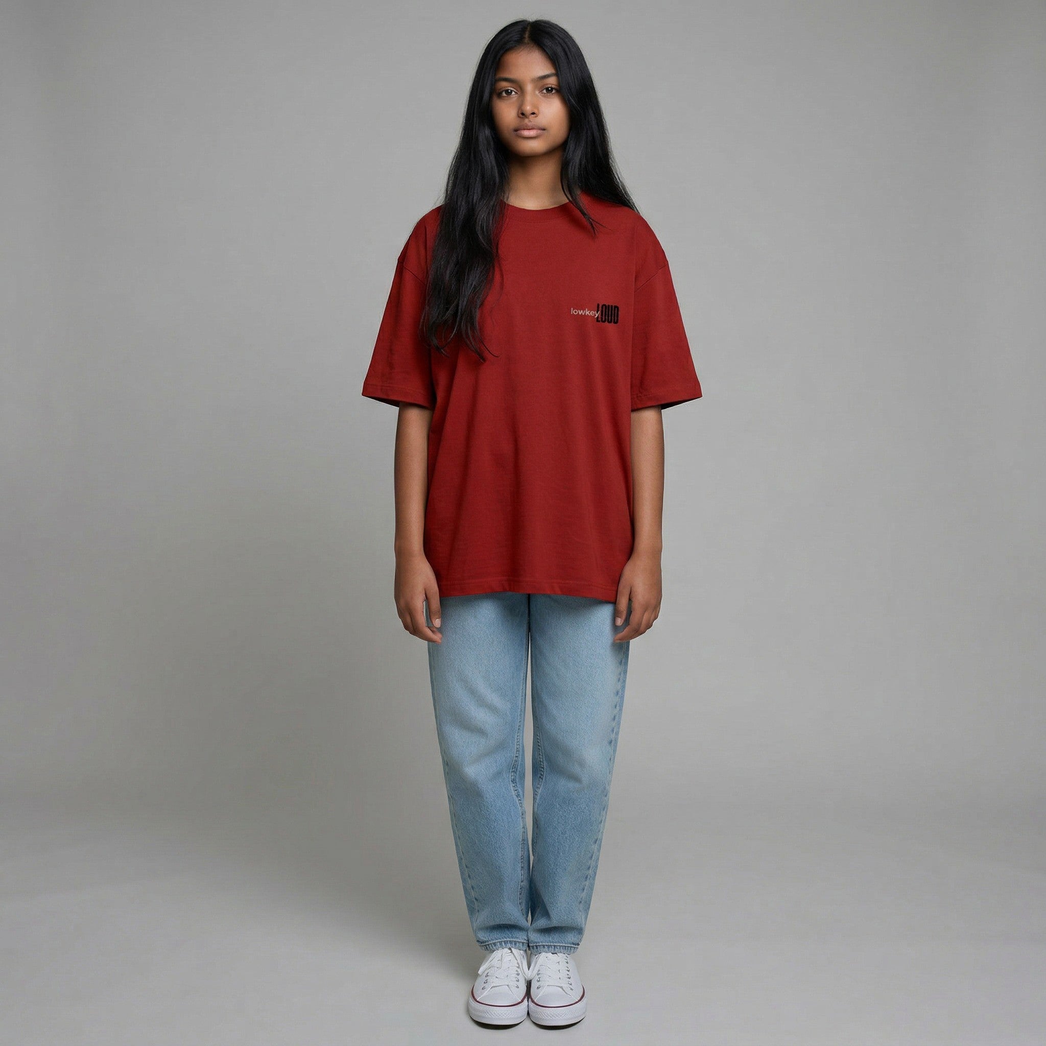LowkeyLoud "The Pilot Kid" Unisex Oversized T-Shirt