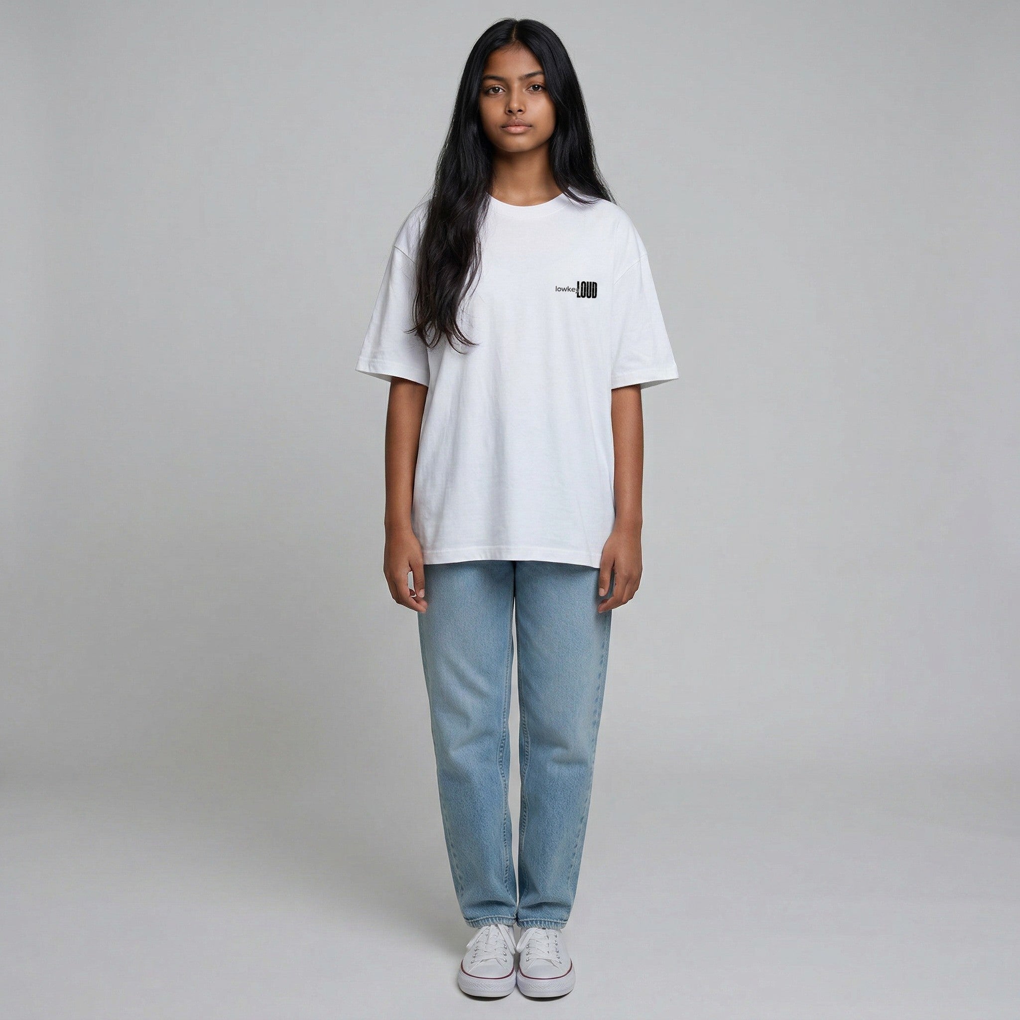 LowkeyLoud "The Pilot Kid" Unisex Oversized T-Shirt