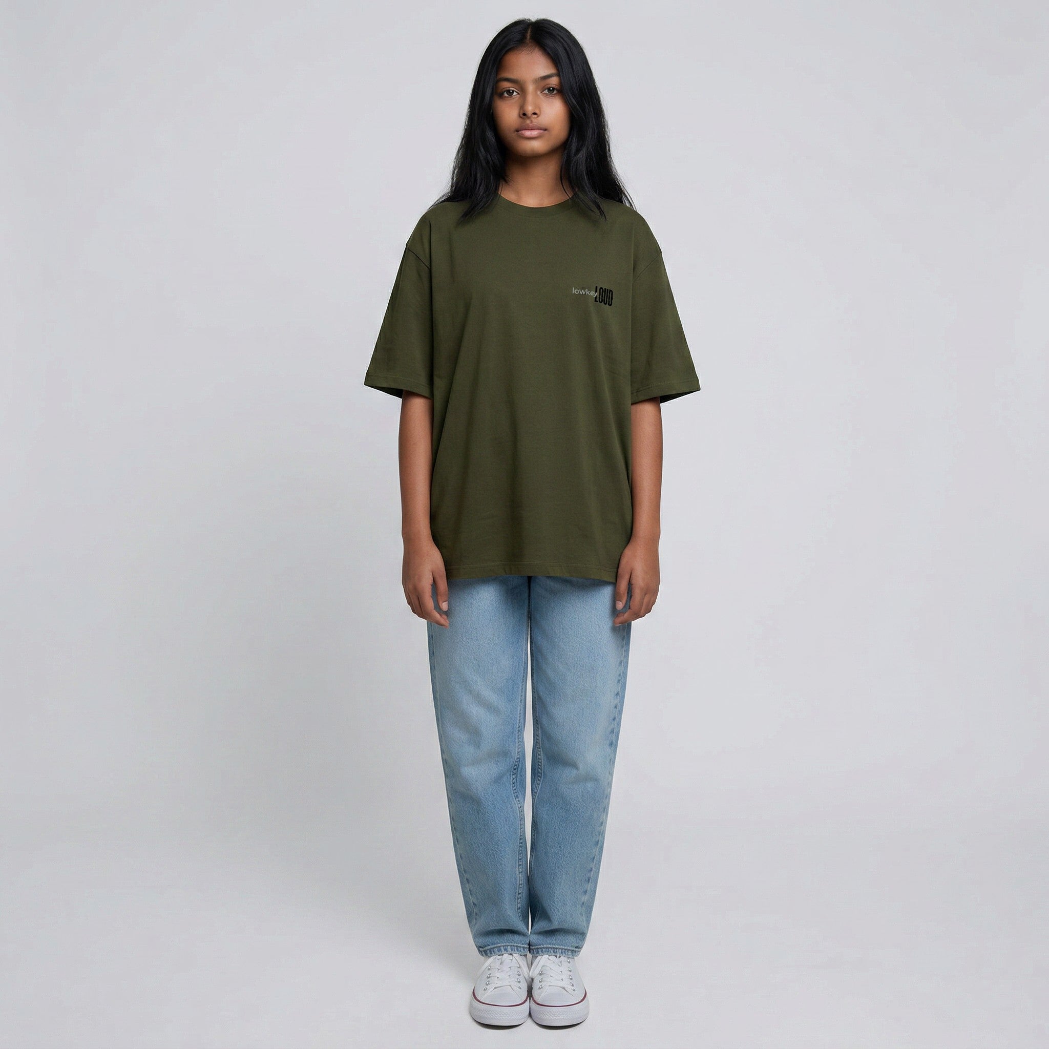 LowkeyLoud "The Pilot Kid" Unisex Oversized T-Shirt