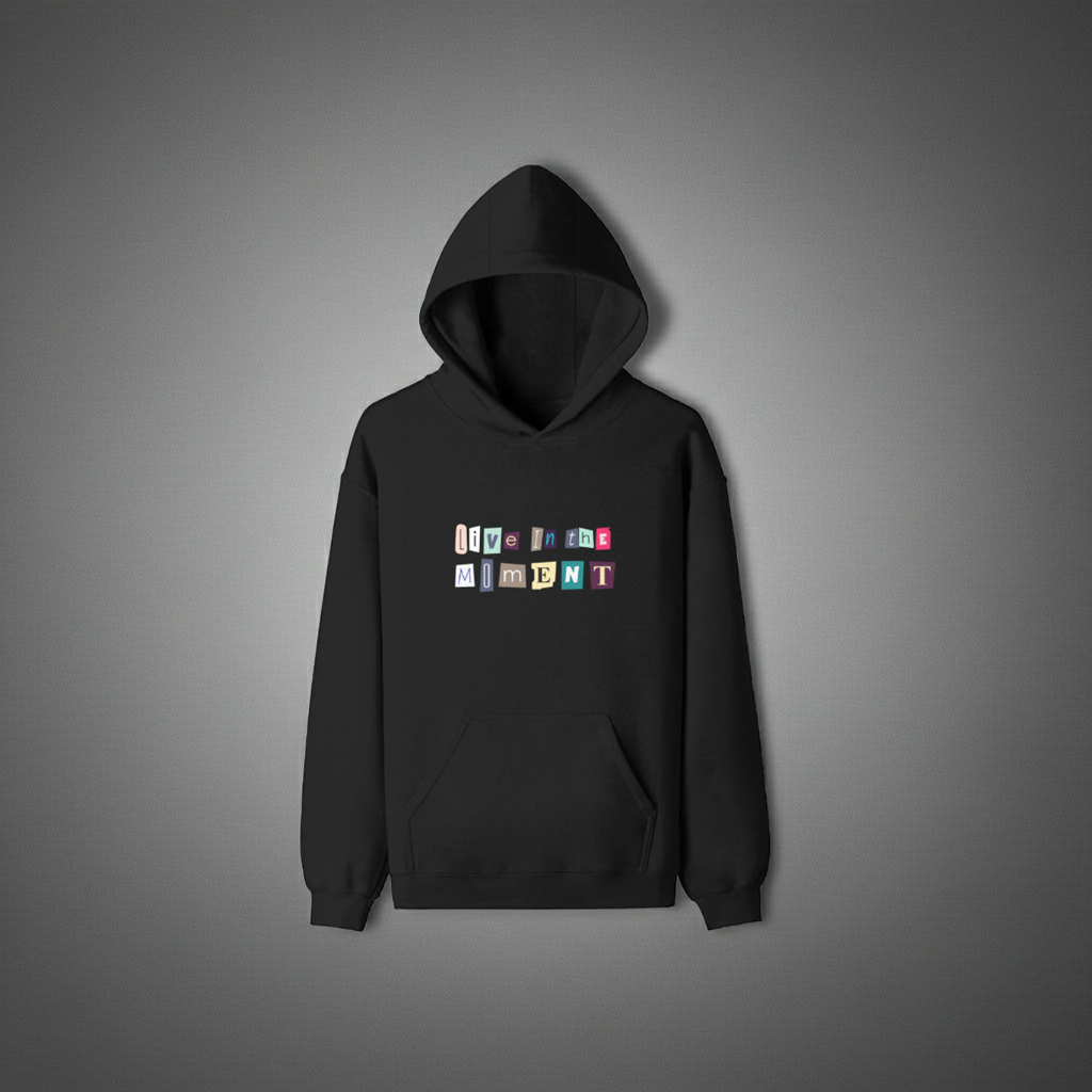 LowkeyLoud “Live in the Moment” Hoodie – Unisex Everyday Comfort