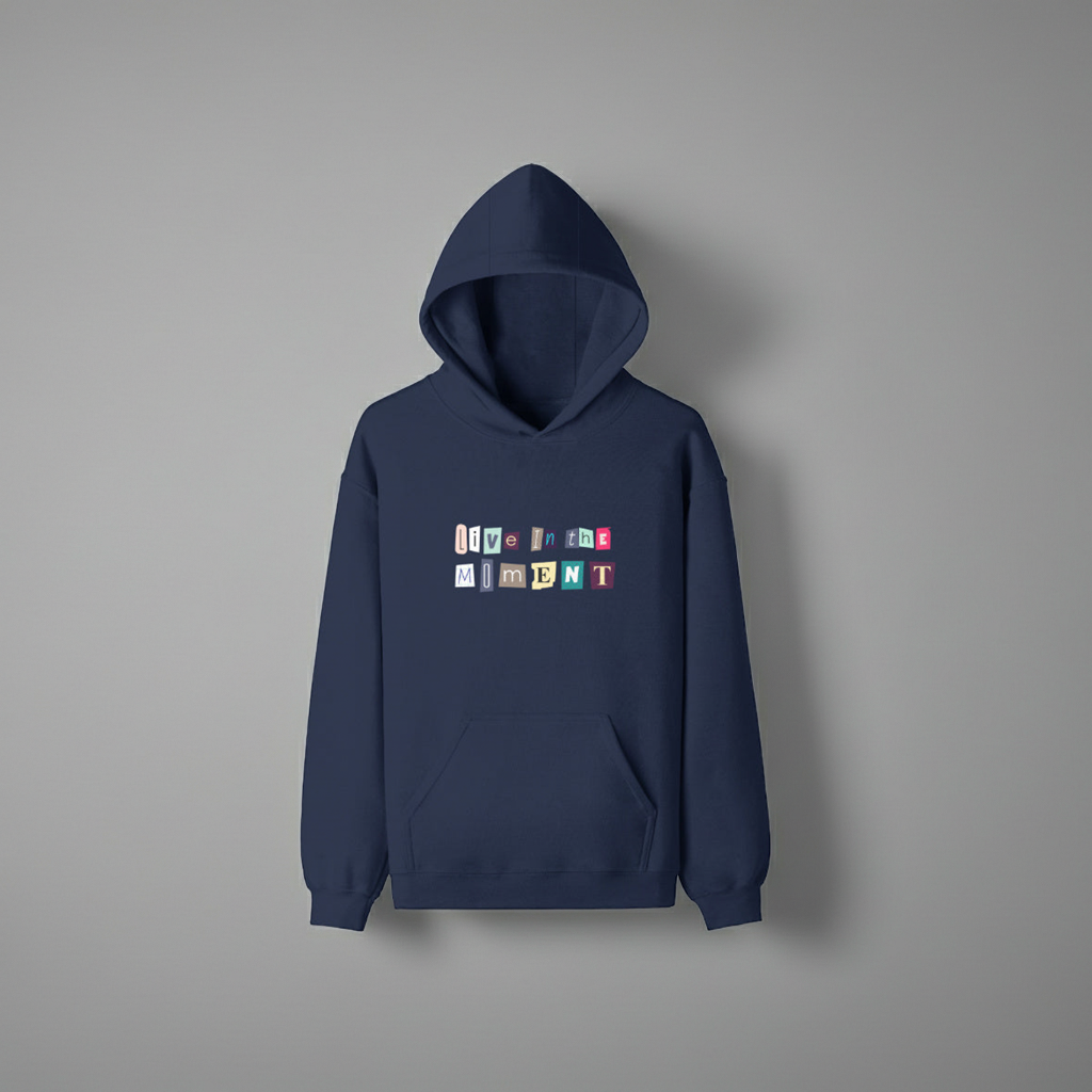 LowkeyLoud “Live in the Moment” Hoodie – Unisex Everyday Comfort