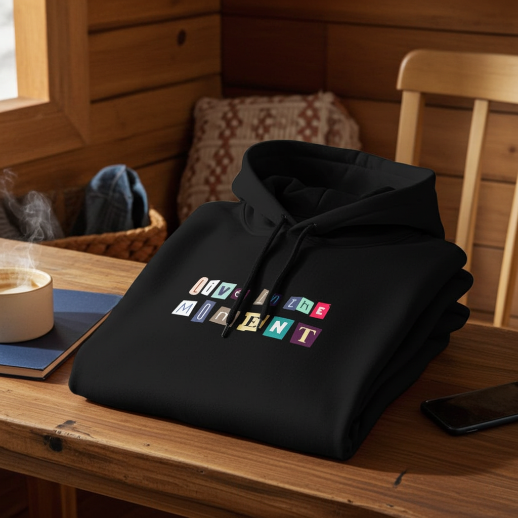 LowkeyLoud “Live in the Moment” Hoodie – Unisex Everyday Comfort