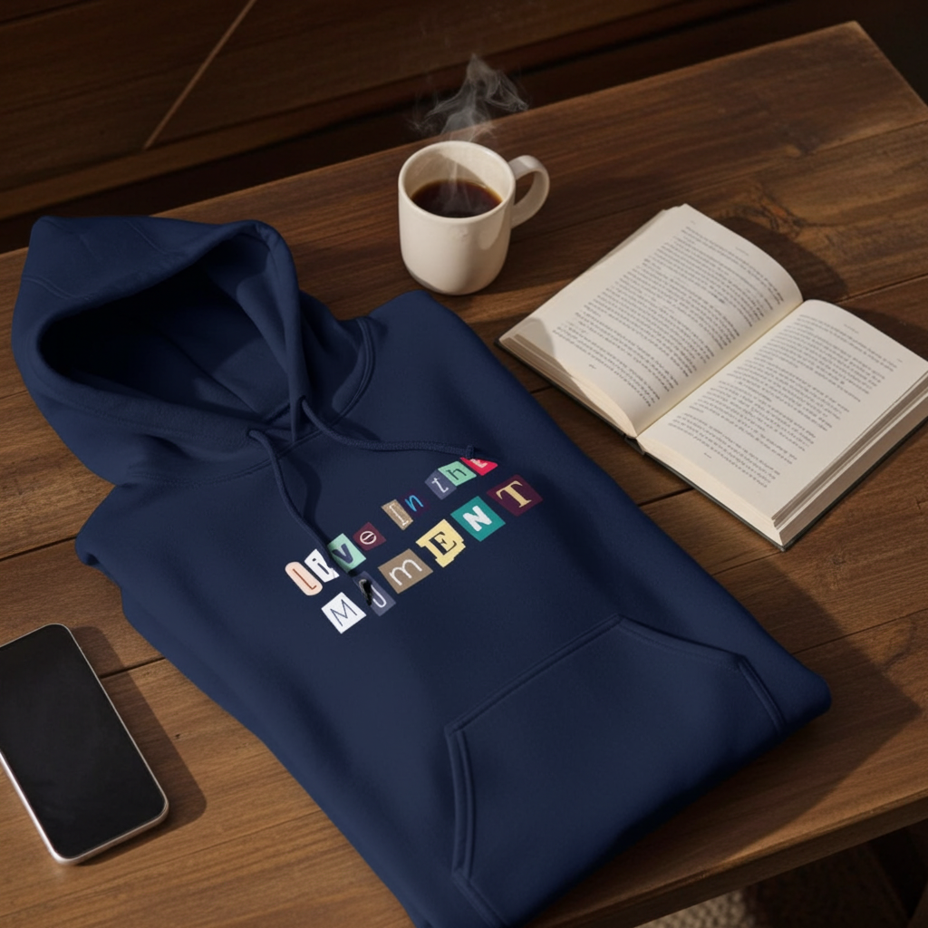 LowkeyLoud “Live in the Moment” Hoodie – Unisex Everyday Comfort