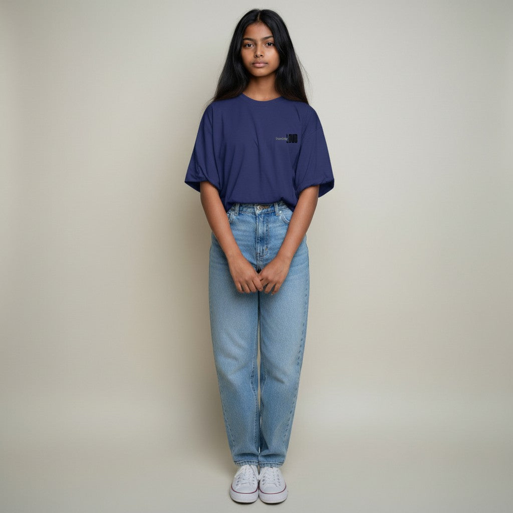 LowkeyLoud "The Pilot Kid" Unisex Oversized T-Shirt