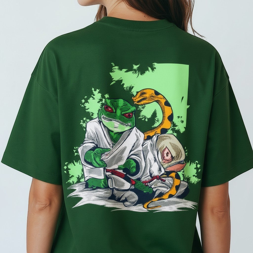 LowkeyLoud "The Forest Dojo" Unisex Terry Oversized Tee